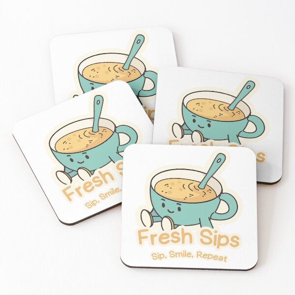 Aperçu de l'œuvre Autocollant mignon et frais pour boisson kawaii créée et vendue par Echo_Design.