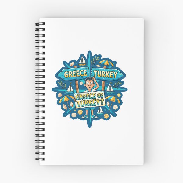 Item preview, Greece Or Turkey Summer Travel Sticker designed and sold by Imaginarium of Chaos falcon88 .