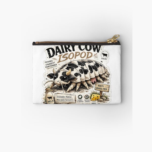 Item preview, Cute Dairy Cow Isopod Vintage Sticker Design designed and sold by Abidel.
