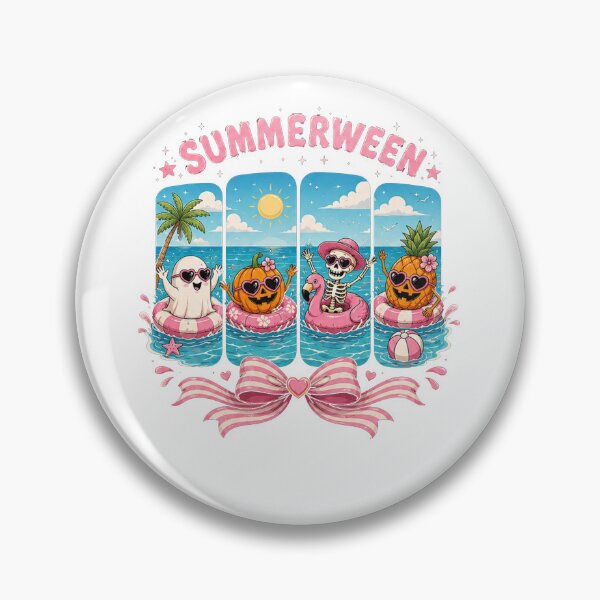 Item preview, Summerween Funny Ghost Halloween Summer Spooky Beach Vibes designed and sold by kotastiart.