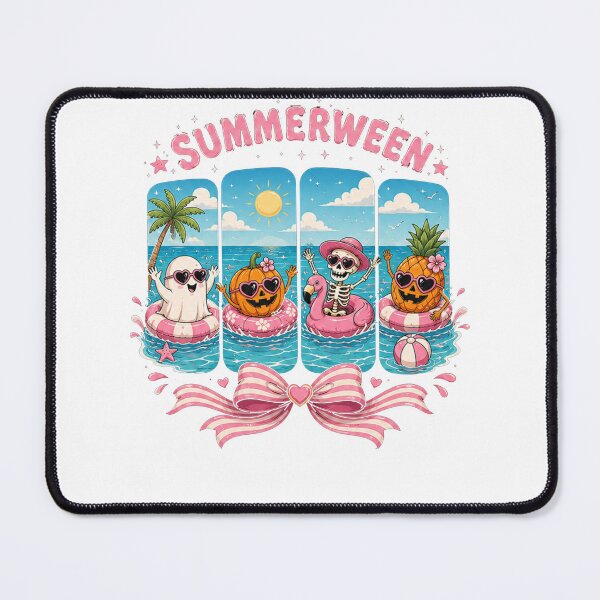 Item preview, Summerween Funny Ghost Halloween Summer Spooky Beach Vibes designed and sold by kotastiart.