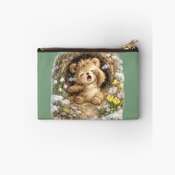 Item preview, Cute Hibernating Bear Watercolor – Kawaii Spring Bear Waking from Winter Sleep designed and sold by MagicMakerPh.