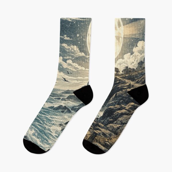 Item preview, Moonlit Lighthouse: Full Moon Starry Night Coastal Beacon Romantic designed and sold by irfanshikh.