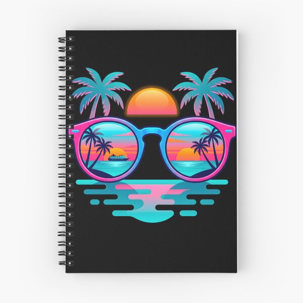 Item preview, Retro Tropical Sunset Sunglasses Beach Vacation Palm Trees Summer Aesthetic Design designed and sold by fawzimorsy.