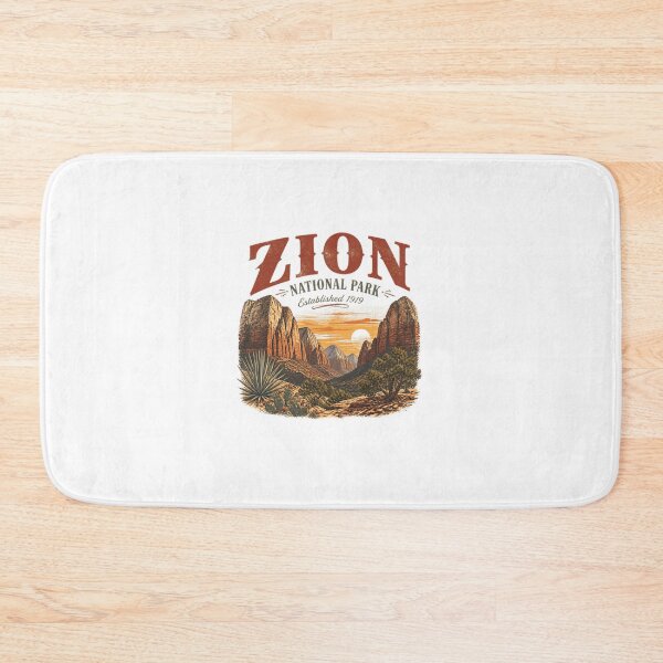 Item preview, Zion National Park Established 1909 Utah Traveler Hiker Outdoors designed and sold by Simsimah26Parks.