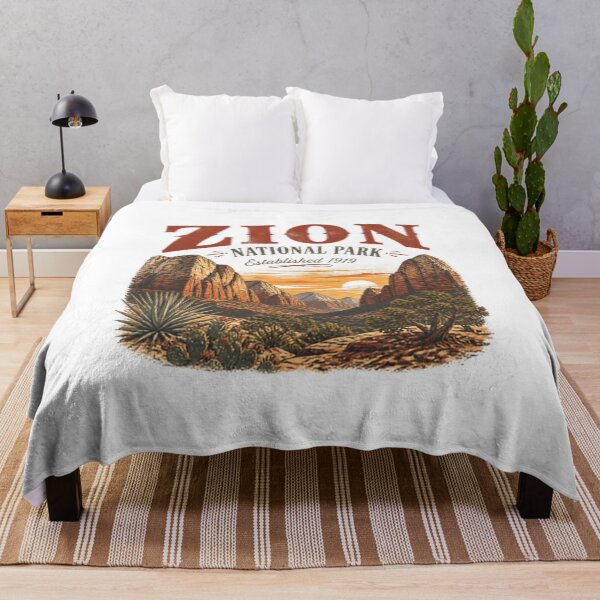 Item preview, Zion National Park Established 1909 Utah Traveler Hiker Outdoors designed and sold by Simsimah26Parks.