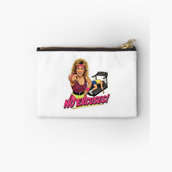 Item preview, Funny 80s Gym Instructor No Excuses Retro Fitness designed and sold by RareVisuals.
