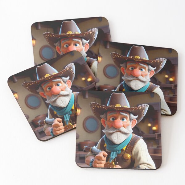 Item preview, Old Fart playing a cowboy designed and sold by Colin Bentham.