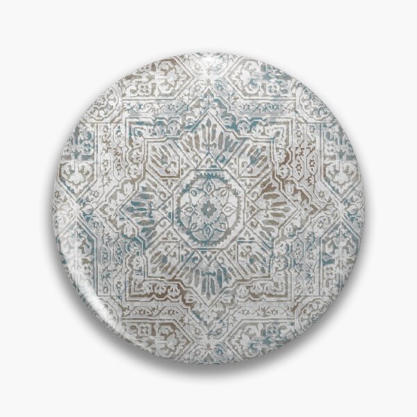 Item preview, Vintage Indigo Persian Mandala – Distressed Boho Medallion Pattern designed and sold by vividthreads99.