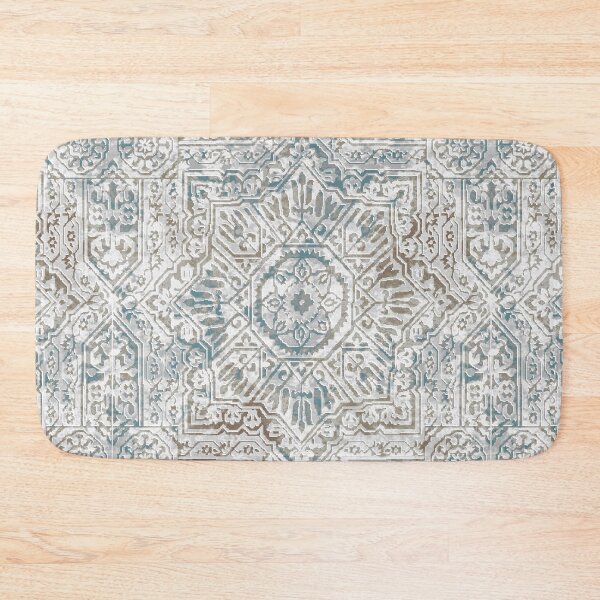 Item preview, Vintage Indigo Persian Mandala – Distressed Boho Medallion Pattern designed and sold by vividthreads99.
