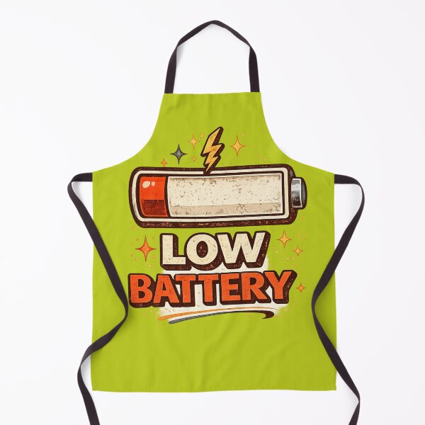 Item preview, Low Battery | Funny Typography Design designed and sold by VasiArtLab.