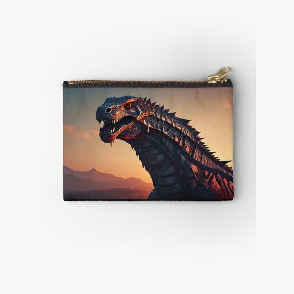 Item preview, Cyberpunk Dinosaur Mecha Art | Futuristic T-Rex Sci-Fi Sunset Illustration designed and sold by Bhaskar Digital Art.