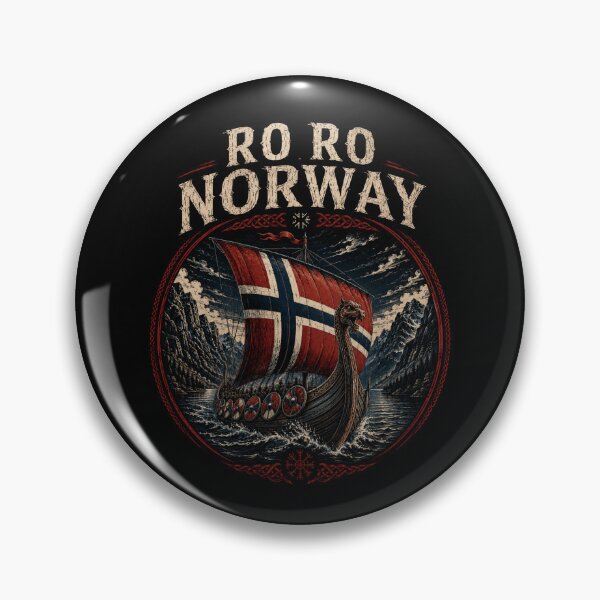 Item preview, Ro Ro Norwegian Viking Ship Norway Flag Culture Row Country  designed and sold by Crystal-Tree.