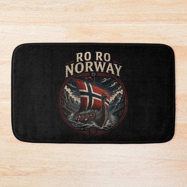 Item preview, Ro Ro Norwegian Viking Ship Norway Flag Culture Row Country  designed and sold by Crystal-Tree.
