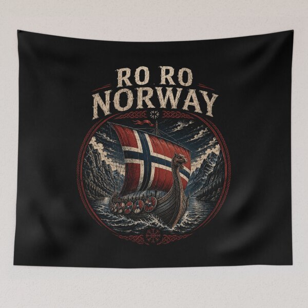 Item preview, Ro Ro Norwegian Viking Ship Norway Flag Culture Row Country  designed and sold by Crystal-Tree.
