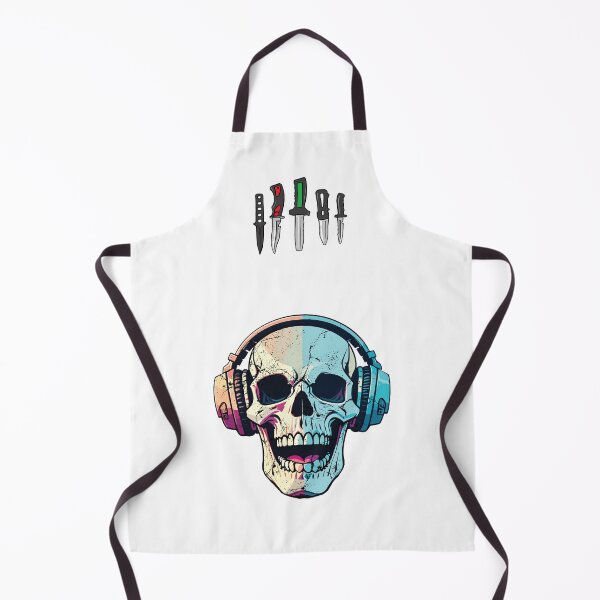 Item preview, Skull With Headphones Music Art designed and sold by Wild Ink Works.