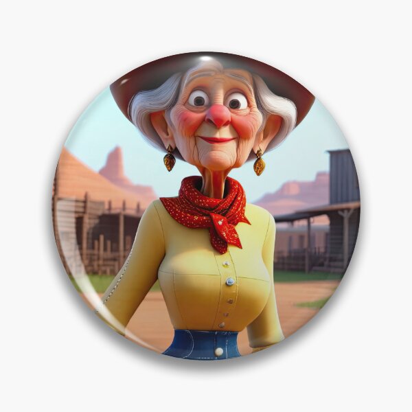 Item preview, Old Fart playing a cowgirl designed and sold by Colin Bentham.