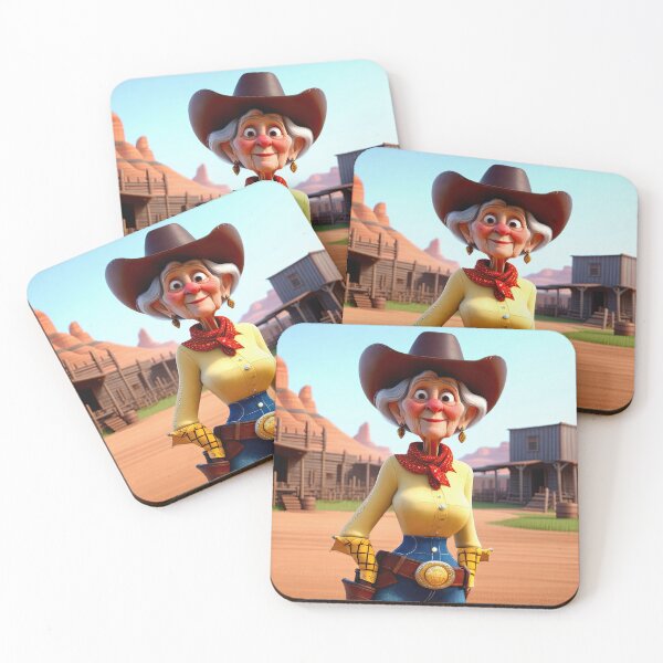 Item preview, Old Fart playing a cowgirl designed and sold by Colin Bentham.