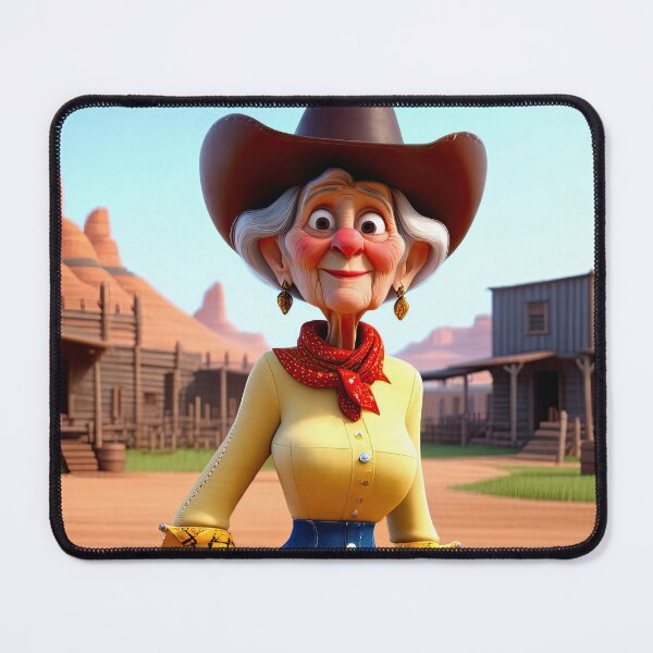 Item preview, Old Fart playing a cowgirl designed and sold by Colin Bentham.
