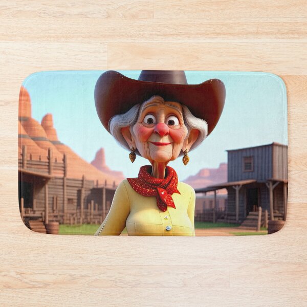 Item preview, Old Fart playing a cowgirl designed and sold by Colin Bentham.
