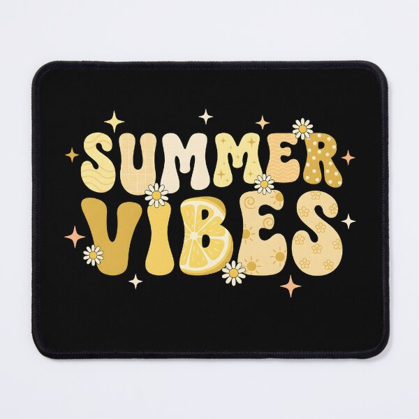 Item preview, Summer Vibes Retro Typography Cute Daisy Lemon Sunshine Aesthetic Design designed and sold by fawzimorsy.
