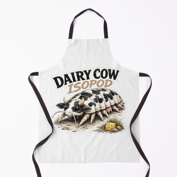 Item preview, Cute Dairy Cow Isopod Retro Creature Sticker designed and sold by Abidel.