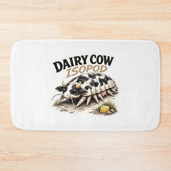 Item preview, Cute Dairy Cow Isopod Retro Creature Sticker designed and sold by Abidel.