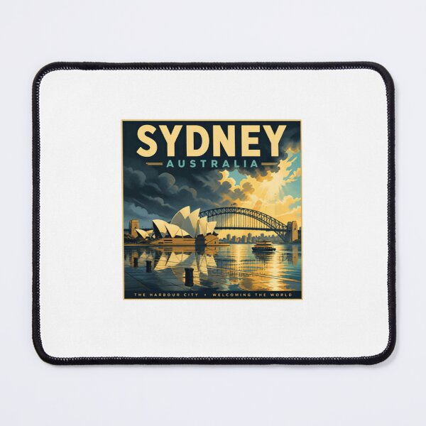 Item preview, Sydney Australia The Harbour City Welcoming The World Travel Destination Souvenir designed and sold by Simsimah26Parks.