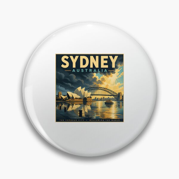 Item preview, Sydney Australia The Harbour City Welcoming The World Travel Destination Souvenir designed and sold by Simsimah26Parks.