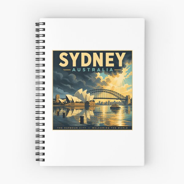 Item preview, Sydney Australia The Harbour City Welcoming The World Travel Destination Souvenir designed and sold by Simsimah26Parks.