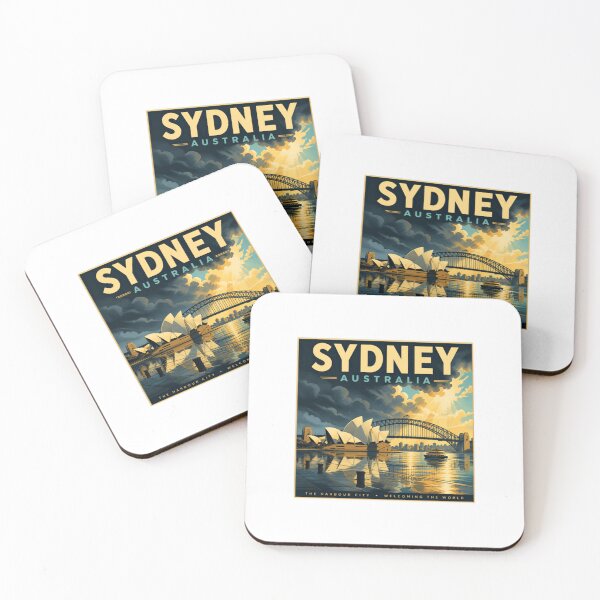 Item preview, Sydney Australia The Harbour City Welcoming The World Travel Destination Souvenir designed and sold by Simsimah26Parks.