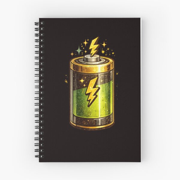 Item preview, Battery | Power Charge Typography Design designed and sold by VasiArtLab.
