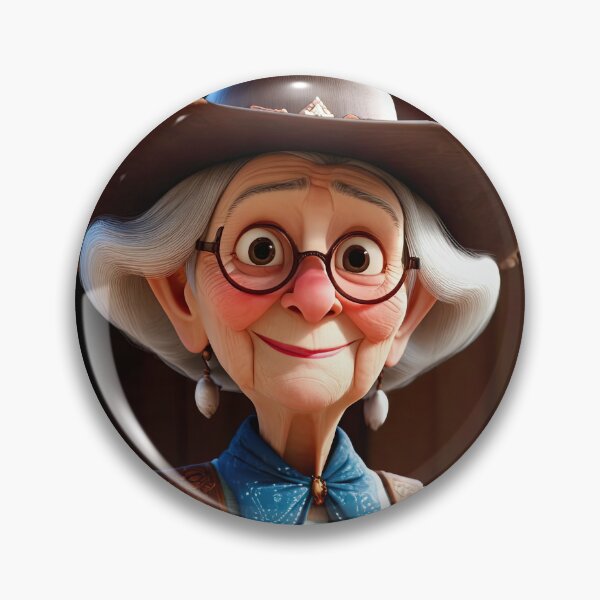 Item preview, Old Fart playing a cowgirl designed and sold by Colin Bentham.
