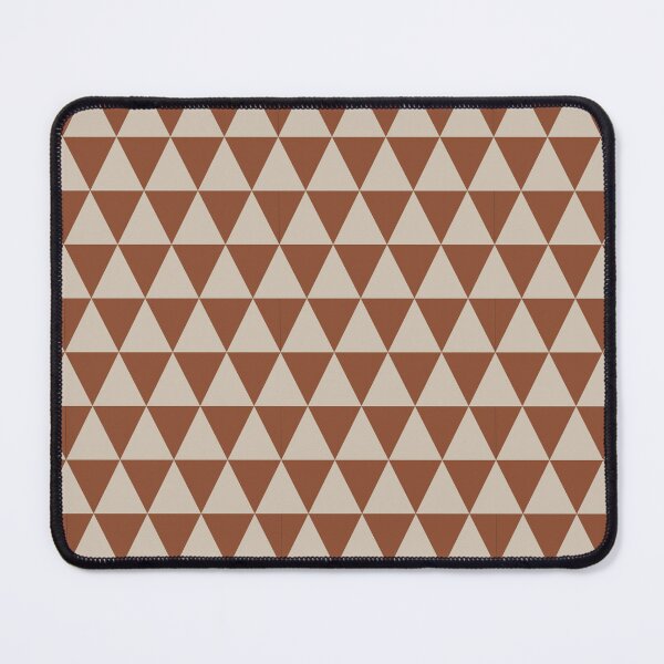 Item preview, Copper And Sand Triangle Grid Pattern designed and sold by pattern-archive.