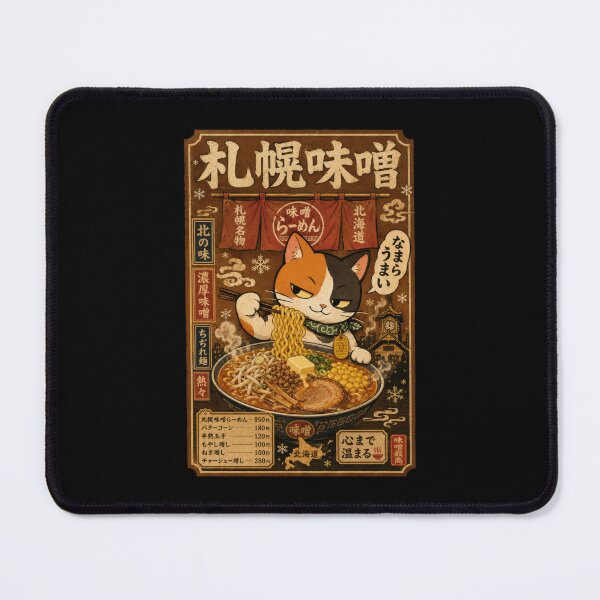 Item preview, Japanese Sapporo Miso Ramen Cat designed and sold by SakuraFesta.