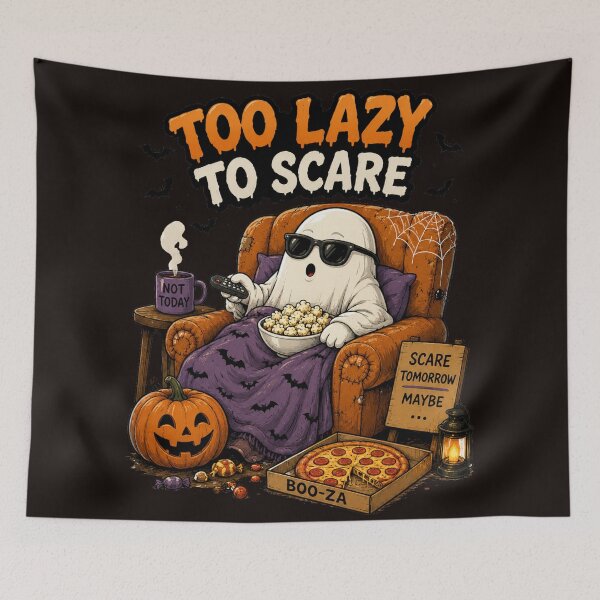 Item preview, TOO LAZY TO SCARE designed and sold by Brejko.