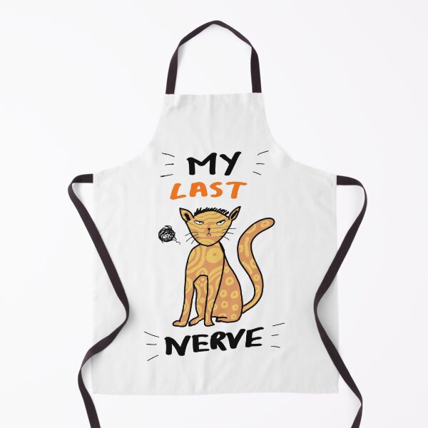 Item preview, My Last Nerve Grumpy Cat Shirt Funny Cat Lover Gift Sarcastic Cat Mom designed and sold by Popstudio85.