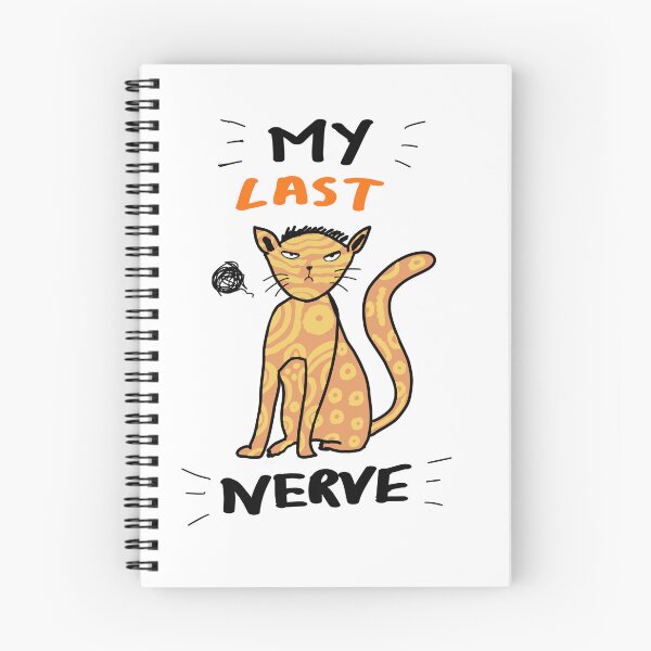 Item preview, My Last Nerve Grumpy Cat Shirt Funny Cat Lover Gift Sarcastic Cat Mom  designed and sold by Popstudio85.
