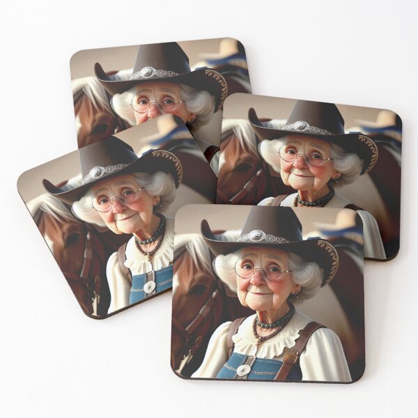 Item preview, Old Fart playing a cowgirl designed and sold by Colin Bentham.