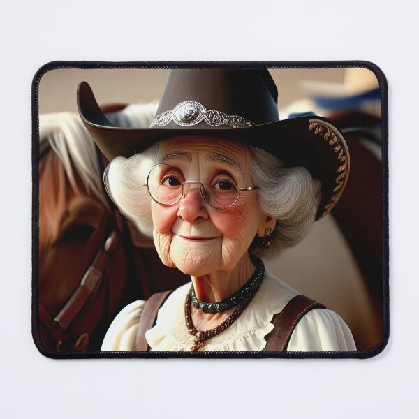 Item preview, Old Fart playing a cowgirl designed and sold by Colin Bentham.