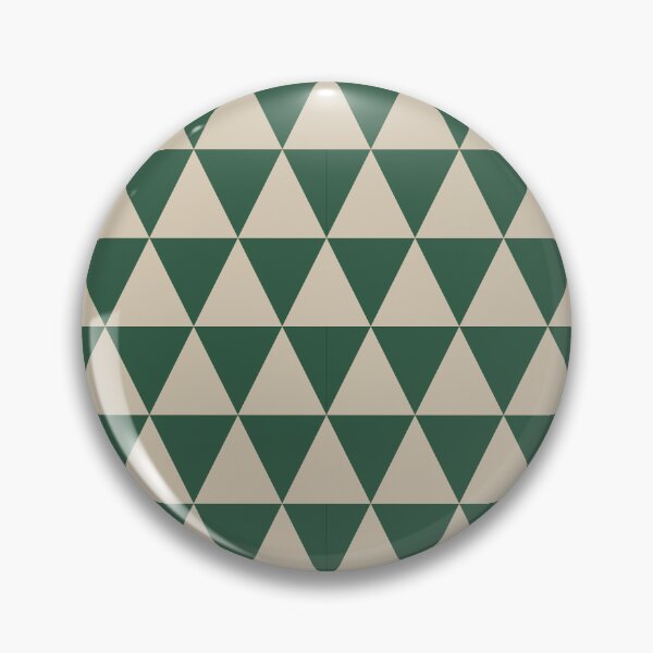 Item preview, Green And Sand Triangle Grid Pattern designed and sold by pattern-archive.