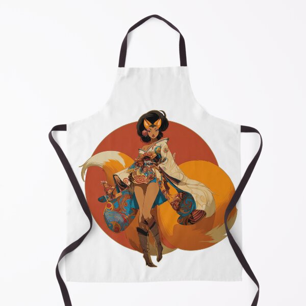 Item preview, A Japanese kitsune is drawn in anime style. designed and sold by Tana&tanuc.
