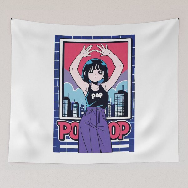 Item preview, Art - Stylish Young Woman, Icon of the City Pop Movement designed and sold by AnimeShin.