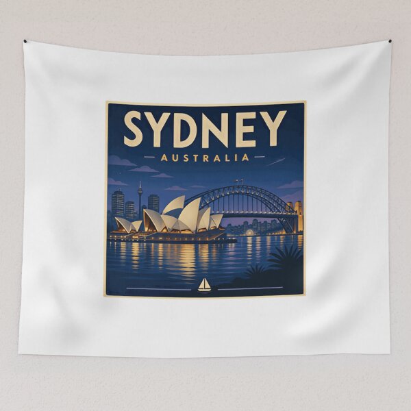 Item preview, Sydney Australia Travel Destination Souvenir designed and sold by Simsimah26Parks.