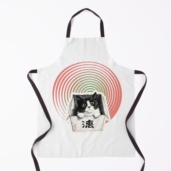 Item preview, A hallucinating cat against a background of concentric pink and green circles designed and sold by Tana&tanuc.