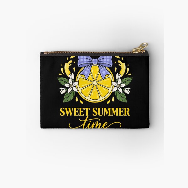 Item preview, Sweet Summer Time Lemon Floral Retro Typography Cute Citrus Aesthetic Design designed and sold by fawzimorsy.