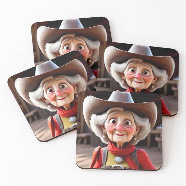 Item preview, Old Fart playing a cowgirl designed and sold by Colin Bentham.