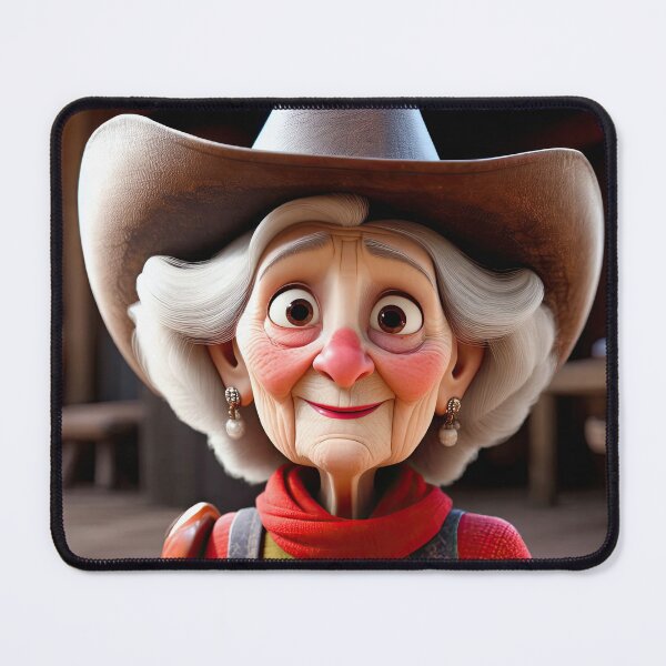 Item preview, Old Fart playing a cowgirl designed and sold by Colin Bentham.