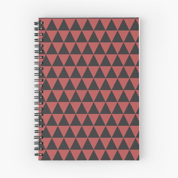 Item preview, Red And Charcoal Triangle Grid Pattern designed and sold by pattern-archive.
