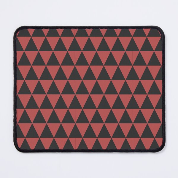 Item preview, Red And Charcoal Triangle Grid Pattern designed and sold by pattern-archive.